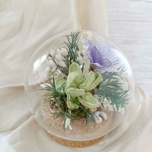 玻璃花球｜原創設計｜淡紫