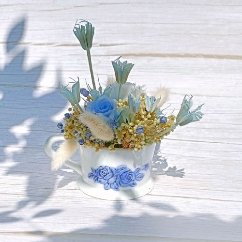 手作質感花束｜花件擺飾｜杯子花