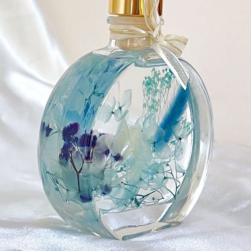 花藝創作｜花件擺飾｜浮游花(夢幻藍)｜顏色可客製